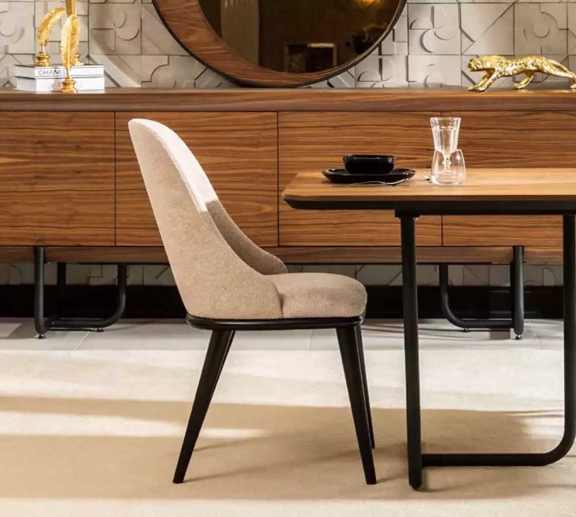 Xlmoebel Esszimmerstuhl Designer Holzstuhl für luxuriöse Wohnräume, Made in Europa