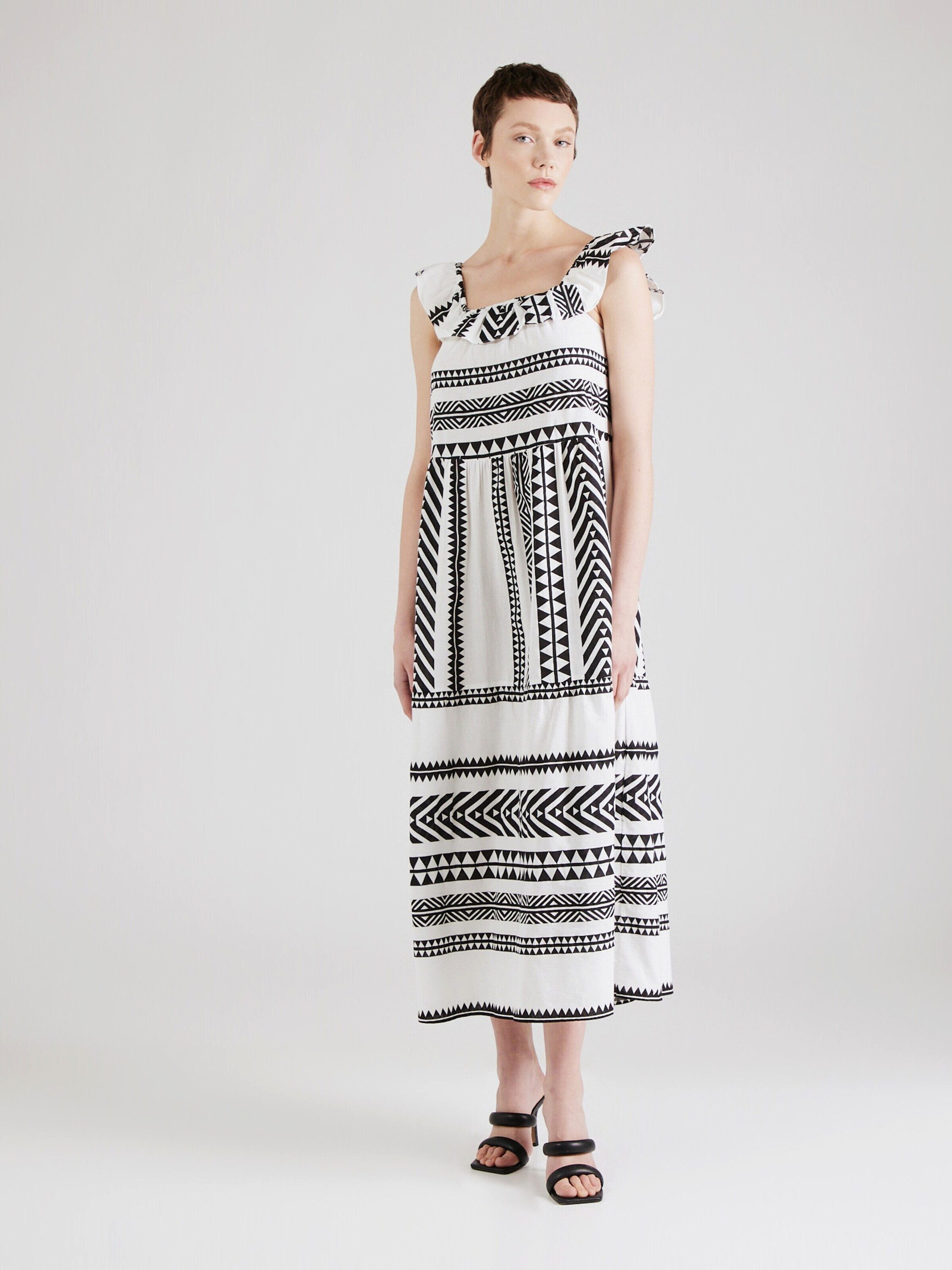 Vero Moda Sommerkleid (1-tlg) Volant
