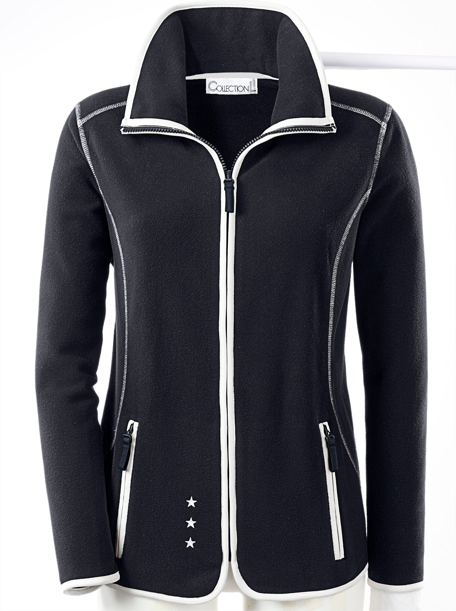 Fleecejacke Fleece-Jacke Langarm