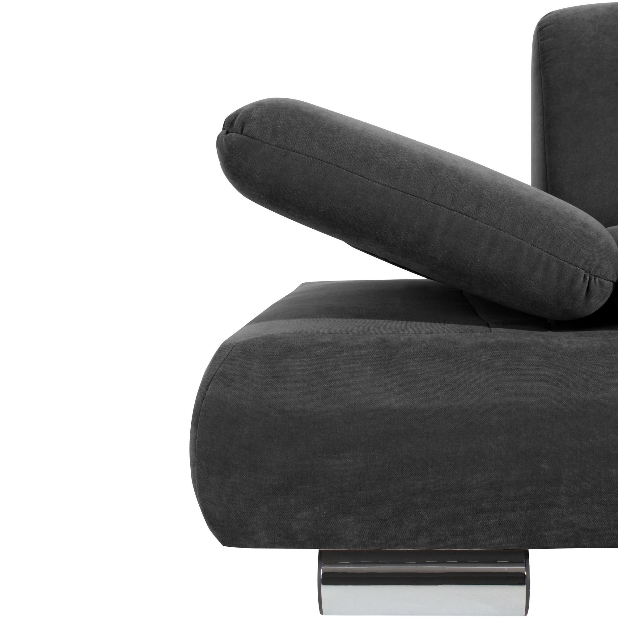 Versand Sofa 1 Sitz inkl. 2-Sitzer Kaye Sofa Kostenlosem Bezug Kessel Metallfuß, aufm 58 Funktionsarmteile,hochwertig Teile, Veloursstoff verstellbare Sparpreis verarbeitet,bequemer