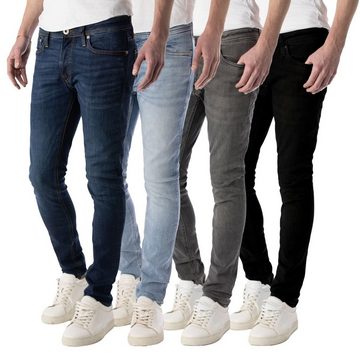 Jack & Jones Skinny-fit-Jeans Jack & Jones Jeans LIAMAM Skinny Herren Stretch Jeans (enger Schnitt)