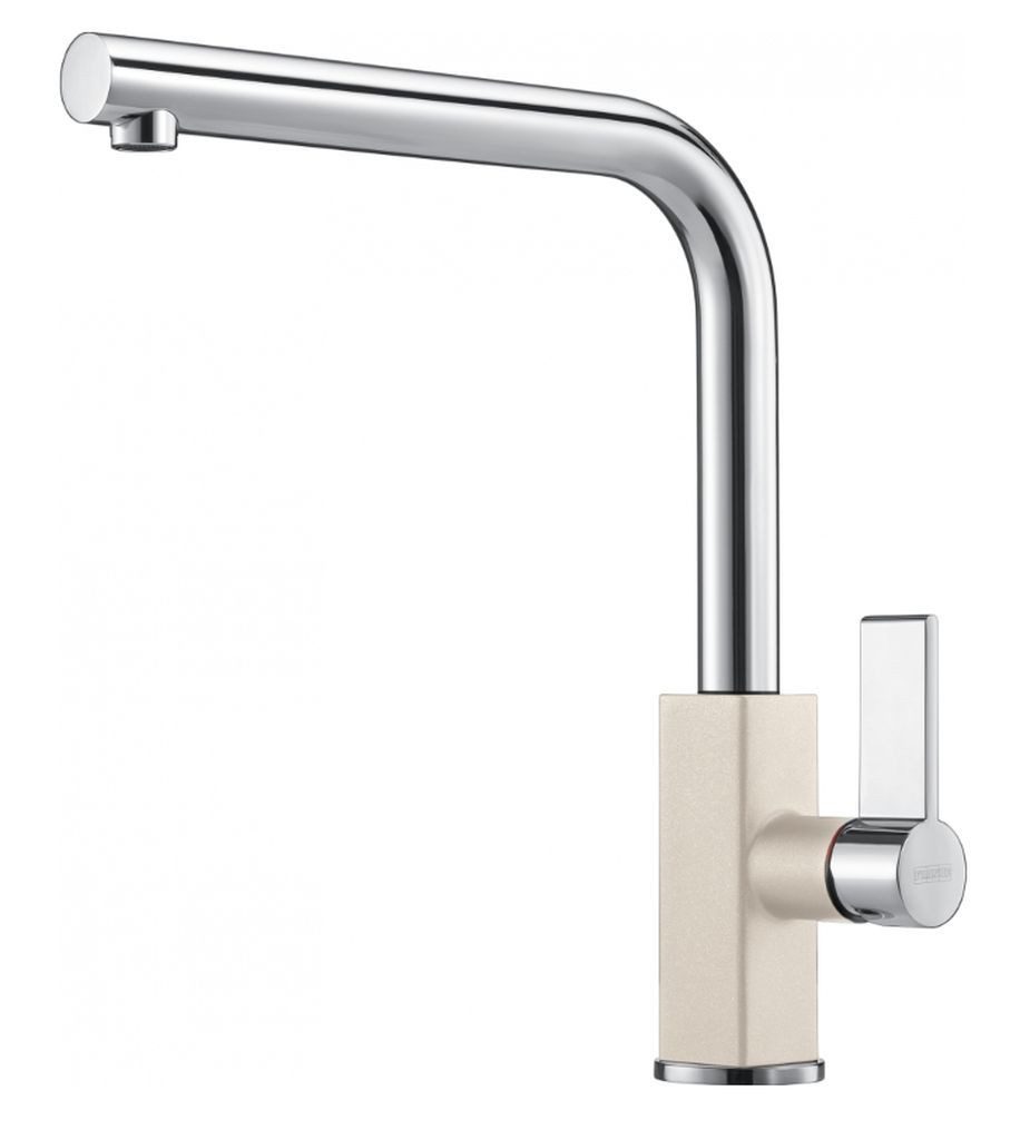 FRANKE Küchenarmatur Bi-Chrom/beige Hochdruck Festauslauf L-Form 115.0392.335