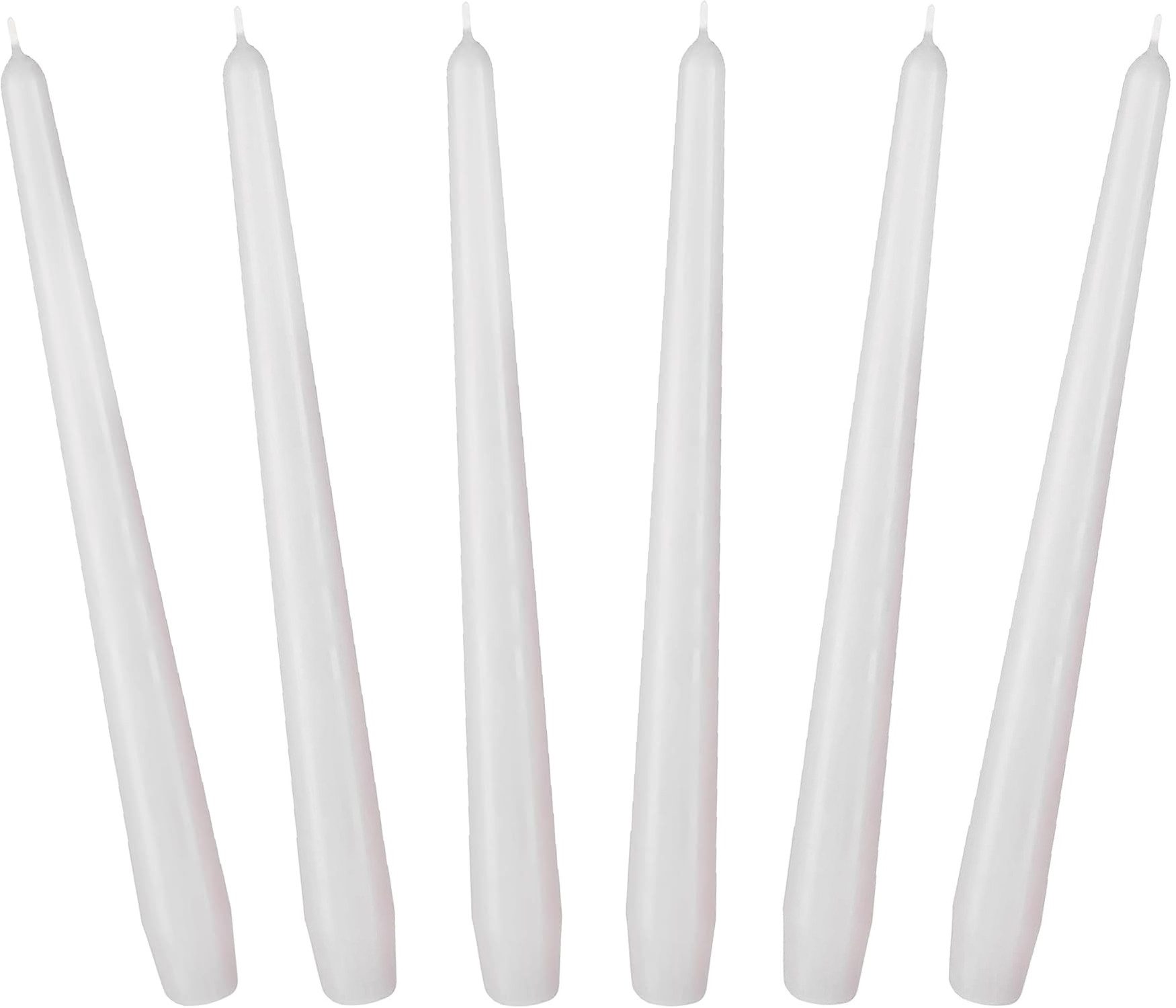 BRUBAKER Spitzkerze für Kerzenständer und Kerzenhalter - (Leuchterkerzen Set, 6-tlg), lange, tropffreie Deko Kerzen mit langer Brenndauer