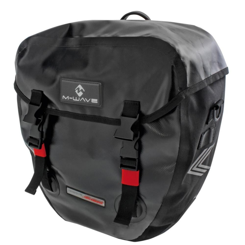 M-Wave Fahrradtasche M-Wave Seitentaschen ALBERTA 2 x 20 Liter schwarz