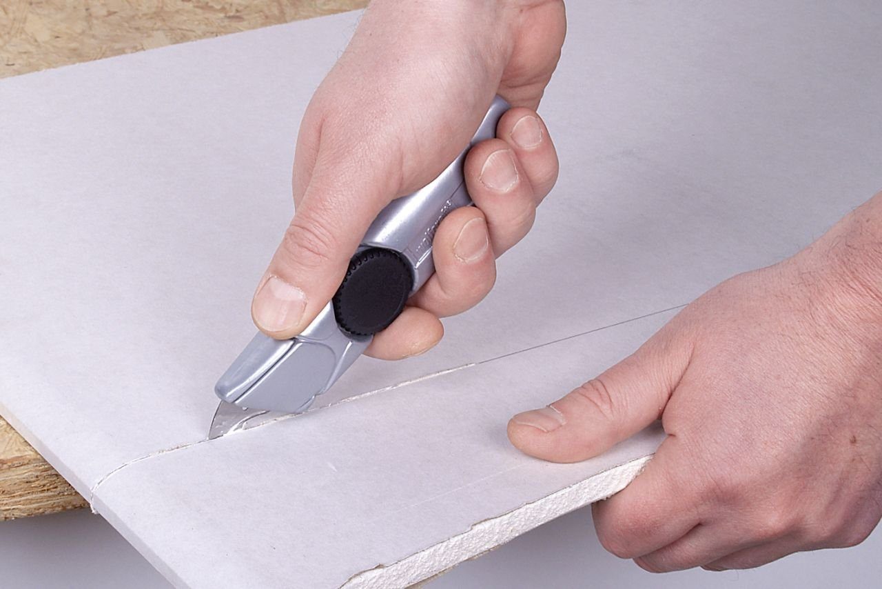 Wolfcraft Tapezierbürste Wolfcraft Klingenmesser mit feststehender Klinge