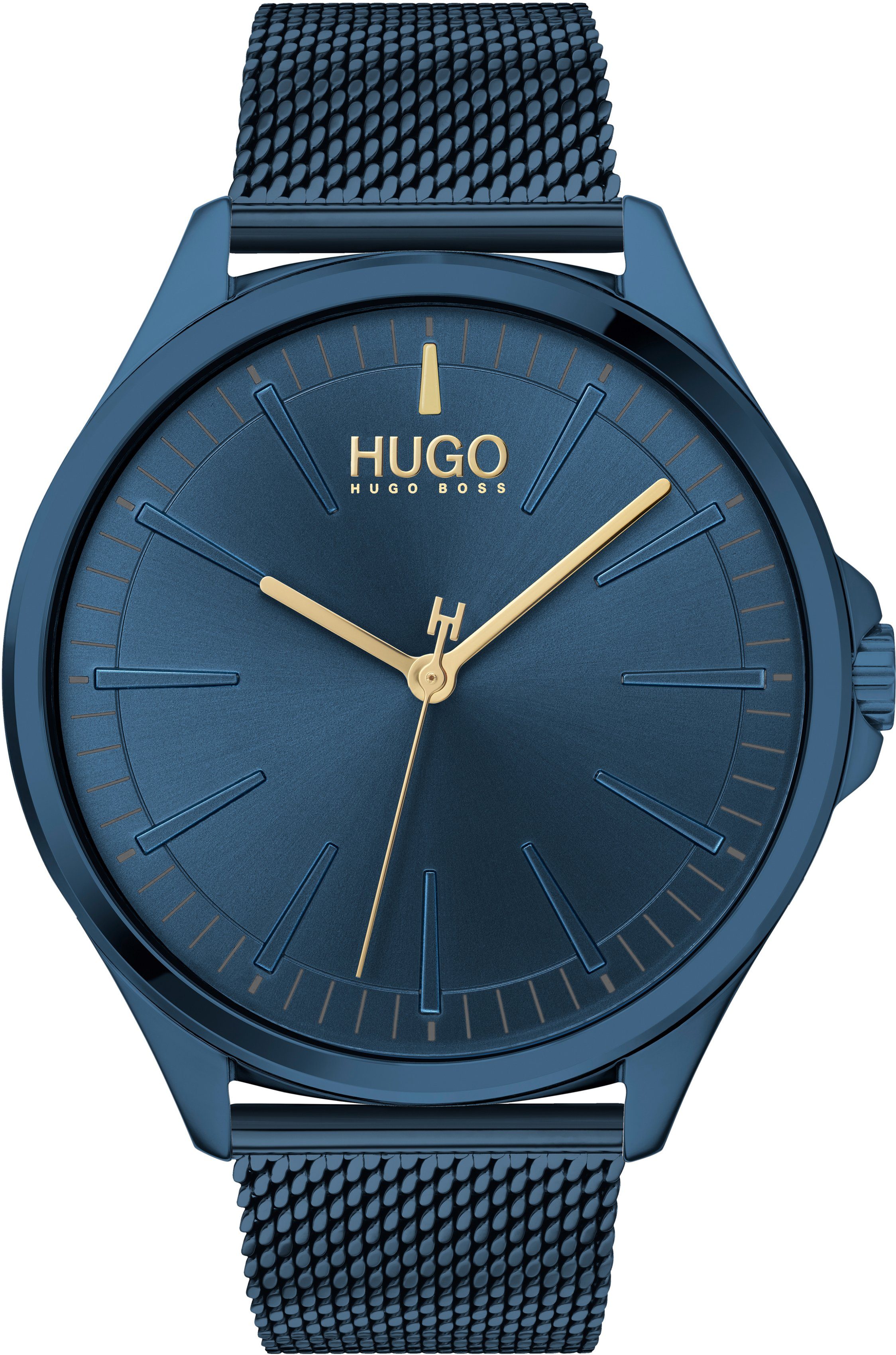 HUGO Quarzuhr #SMASH, 1530136, Armbanduhr, Herrenuhr, Mineralglas, anlog