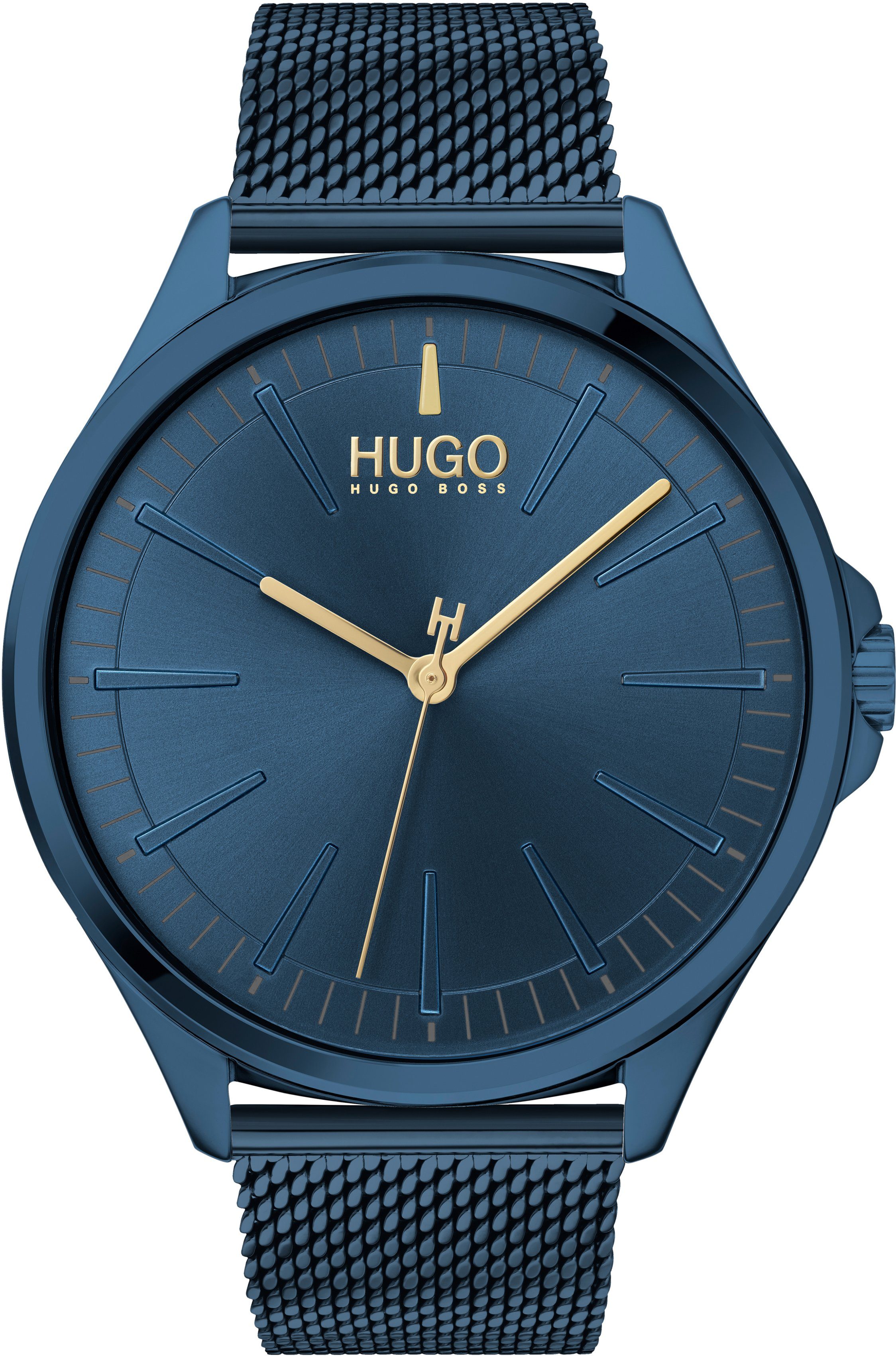 HUGO Quarzuhr #SMASH 1530136, Armbanduhr, Herrenuhr, Mineralglas, Edelstahl günstig online kaufen