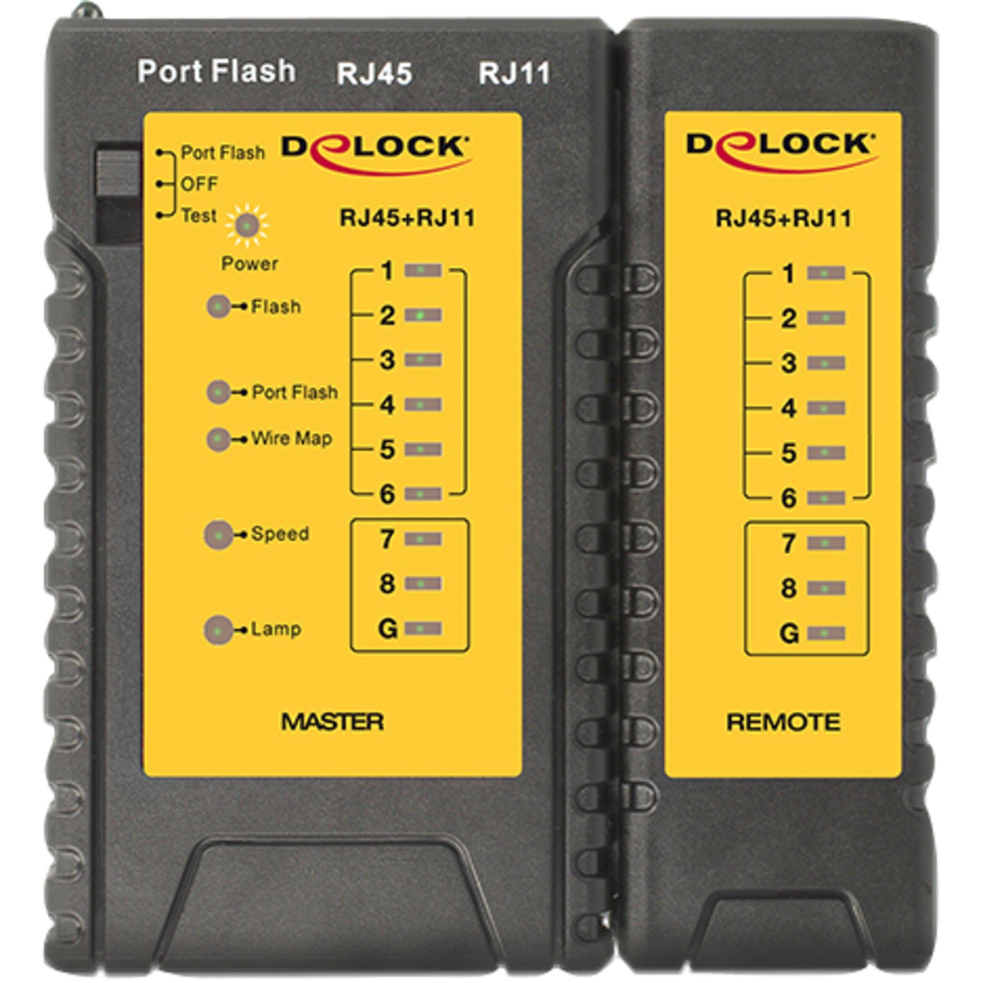 Delock CPU Kühler DeLOCK Kabeltester RJ45/RJ12+Portfinder