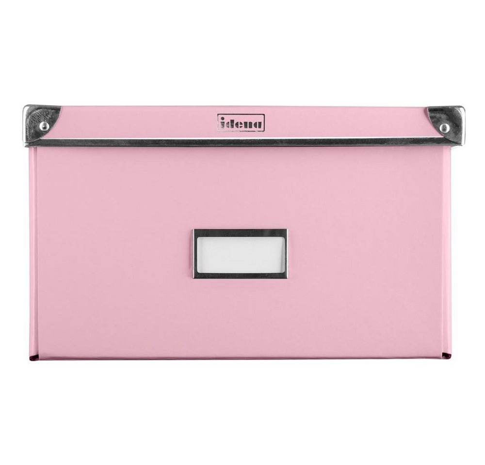 Thumbnail - Idena Aufbewahrungsbox mit Deckel 36 x 28,2 x 17 cm pink
