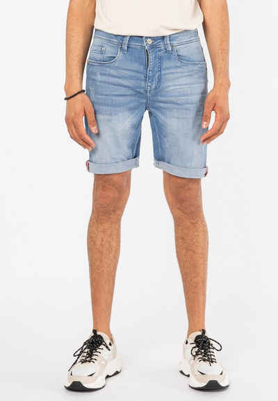 SUBLEVEL Jeansbermudas »Denim Shorts Used Look«