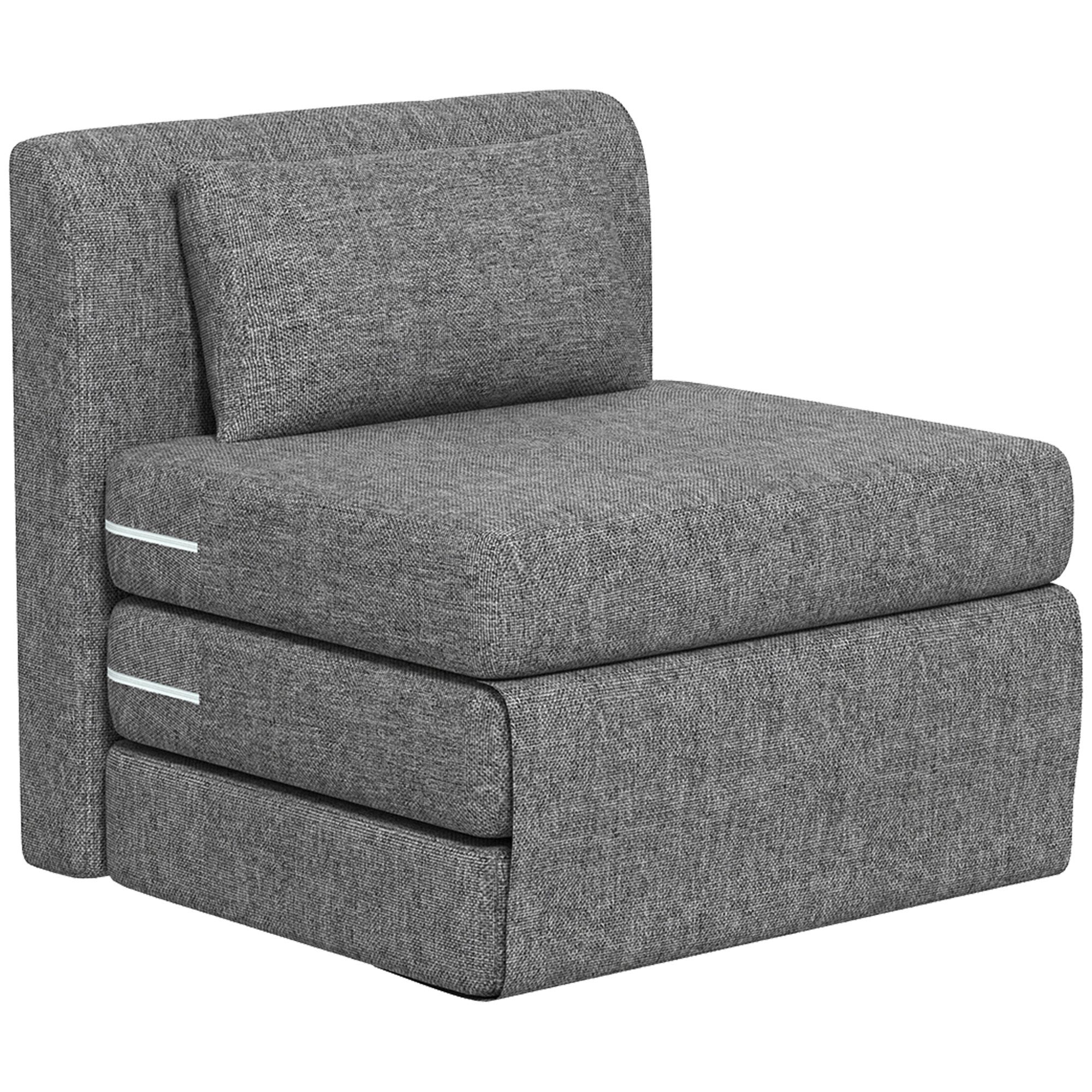 HOMCOM Sitzkissen 2-in-1 Klappbar Schlafsofa mit günstig online kaufen