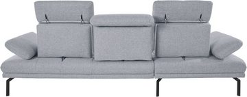 INOSIGN Ecksofa 200017 L-Form, wahlweise mit Sitztiefenverstellung, B/T/H: 290/187/88 cm