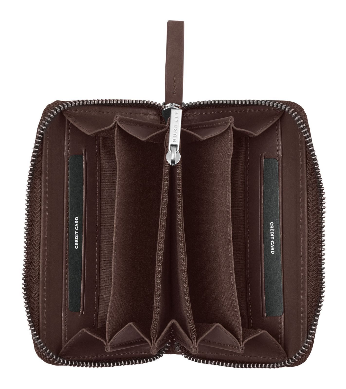 Burkely Geldbörse Wallet, aus echtem Leder