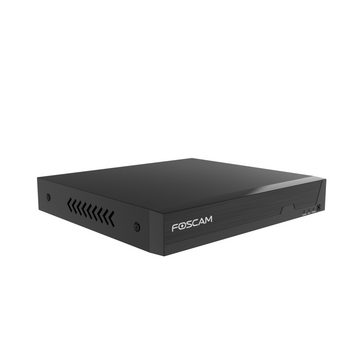 Foscam FN9108E-B4-2T 8-Kanal 3K 5 MP PoE Videoüberwachungsset mit 4x Überwachungskamera (5-tlg., 1x Foscam FN9108E NVR mit 2 TB HDD, 4x Foscam V5EP Überwachungskamera, Plug & Play, PoE (Power-over-Ethernet), Zwei-Wege-Audio und Alarmsirene)