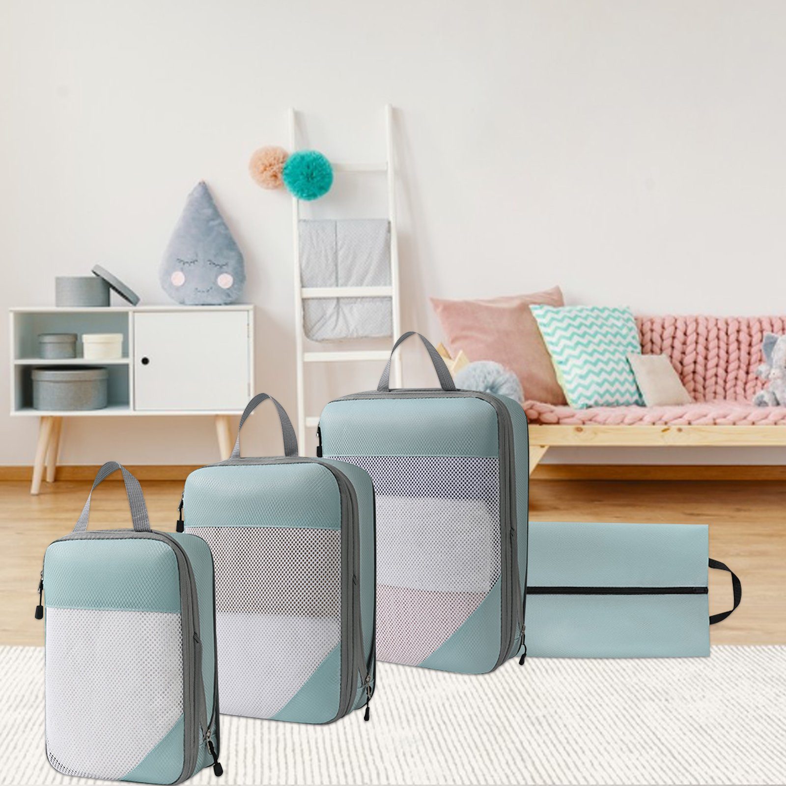 REDOM Kofferorganizer Koffer Organizer Reise Kleidertasche Kleider Kompress günstig online kaufen