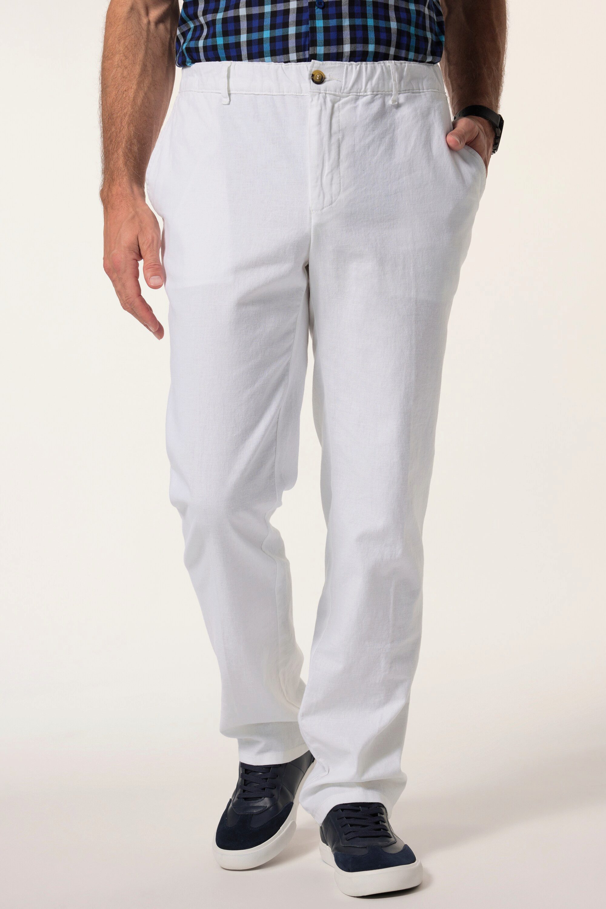 Boston Park 5-Pocket-Jeans Boston Park Leinenmix-Hose günstig online kaufen