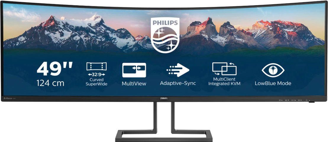 Philips 498P9Z/00 Gaming-Monitor (124 cm/48,8 ", 5120 x 1440 px, DQHD, 4 ms