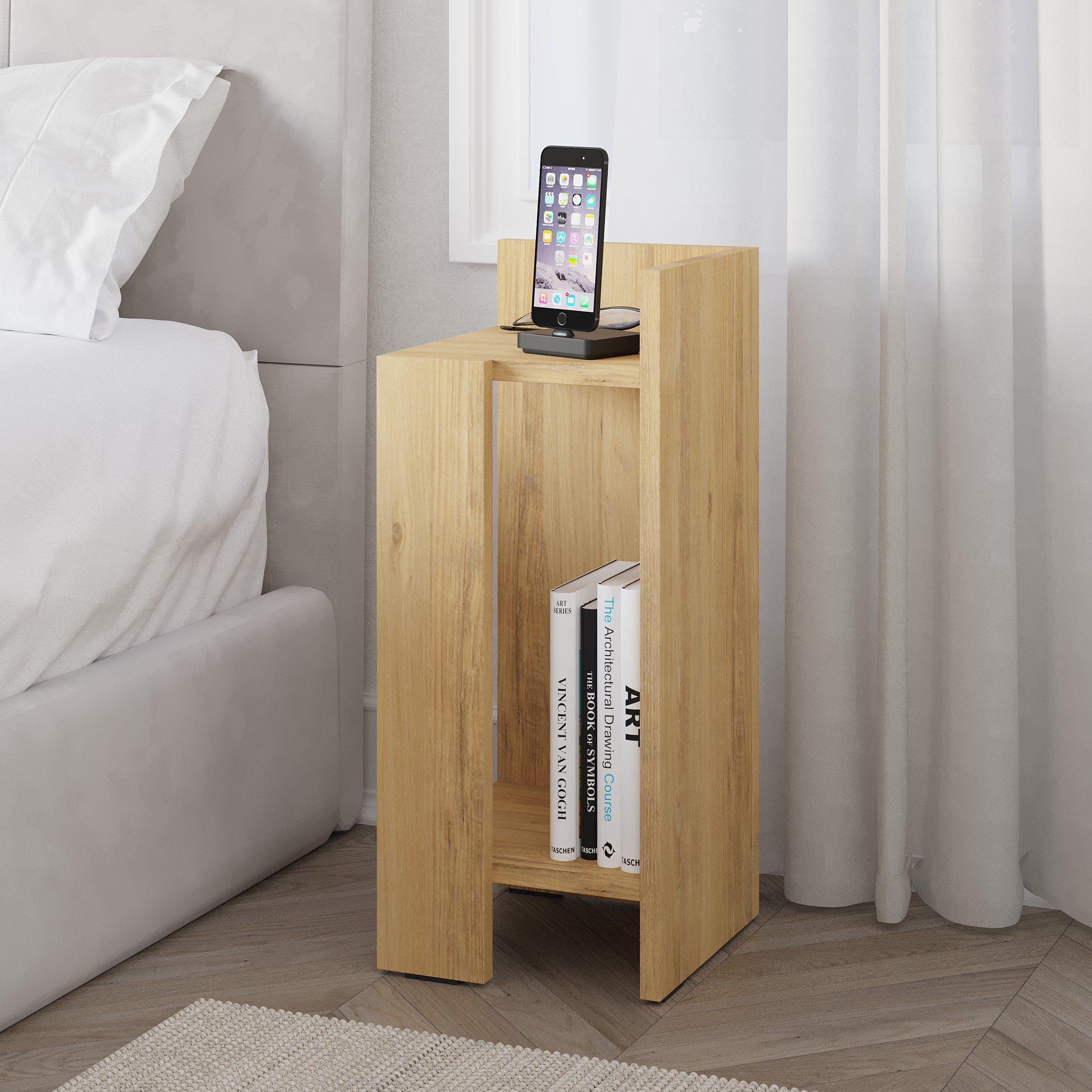 Decortie Nachttisch Elos (pack, 1 Nachttisch), Modern Nachttisch Rechtes Mo günstig online kaufen