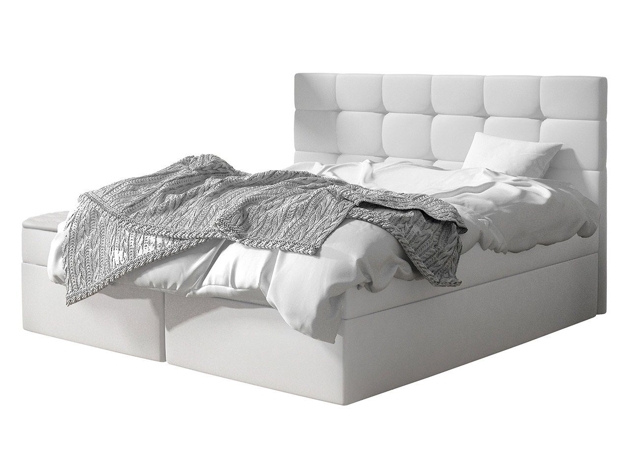 MIRJAN24 Boxspringbett Luanda (Bonell-Matratze und Topperr), mit zwei Bettk günstig online kaufen