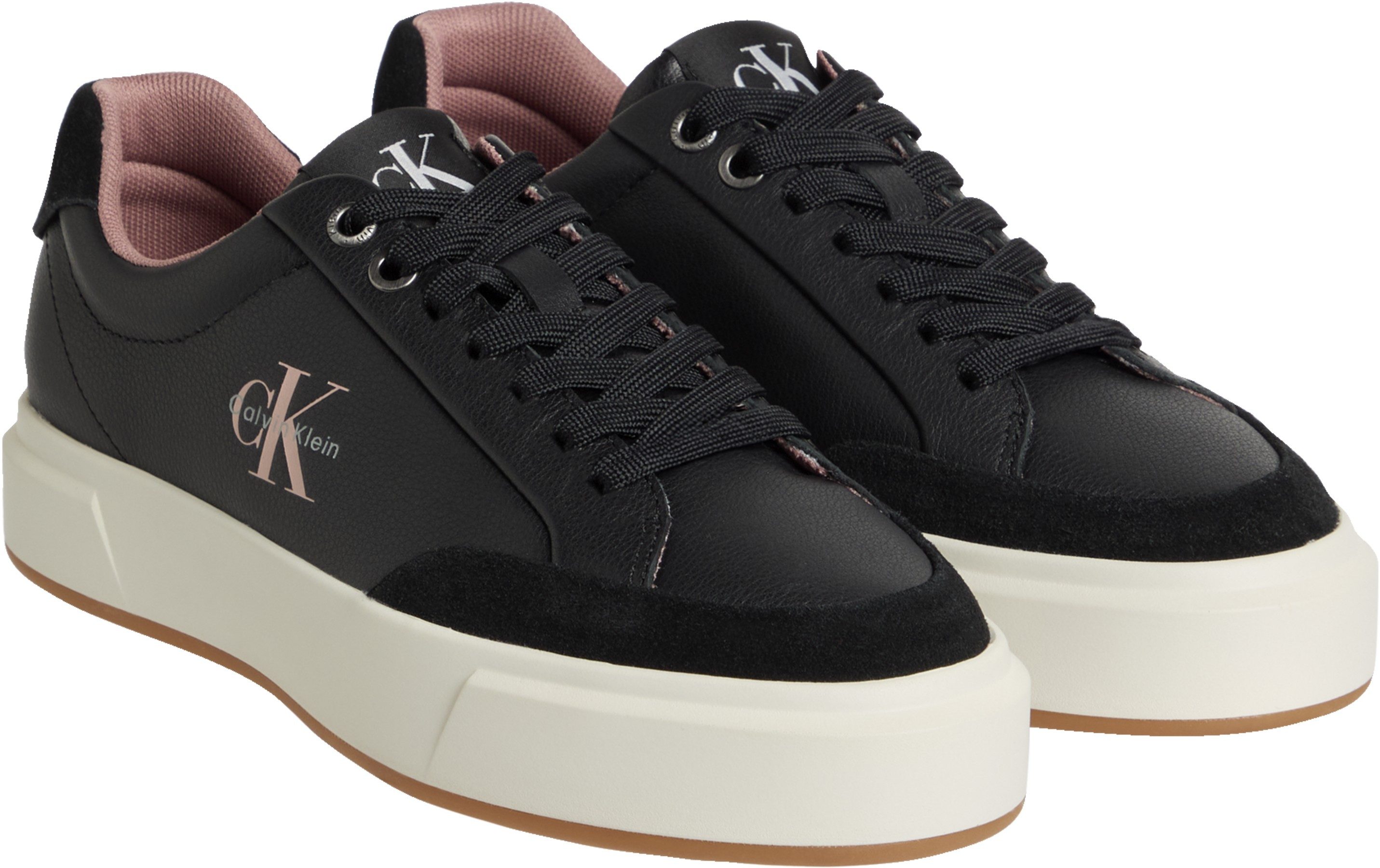 Calvin Klein Jeans BASKET CUPSOLE LACEUP LTH MIX Кроссовки Basket-Sneaker, Halbschuh, Schnürschuh mit Plateausohle