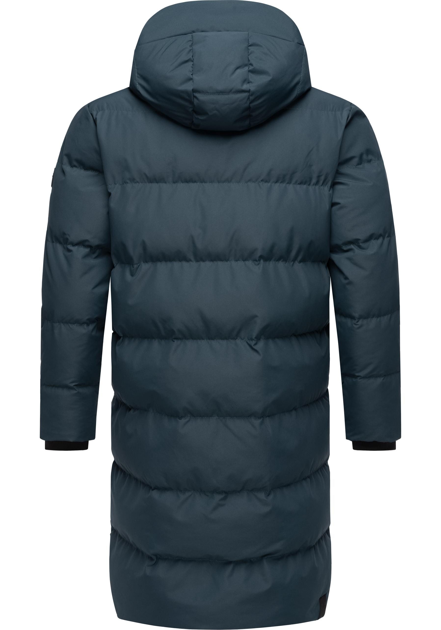 Ragwear Steppmantel Nordwey Wasserdichter Herren Wintermantel mit verstellbarer Kapuze