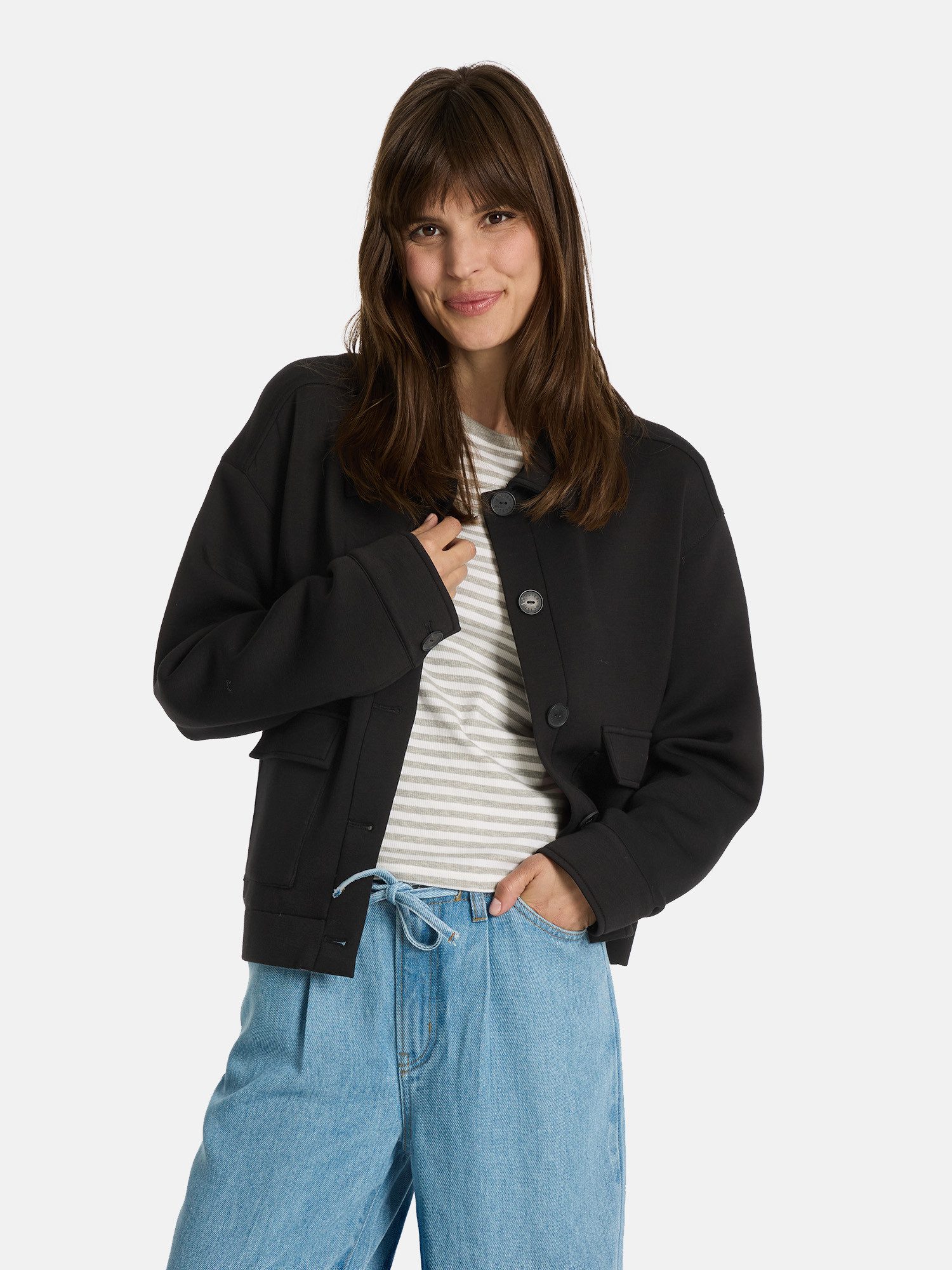 Lieblingsstück Hemdjacke Mic mit Knopfleiste günstig online kaufen