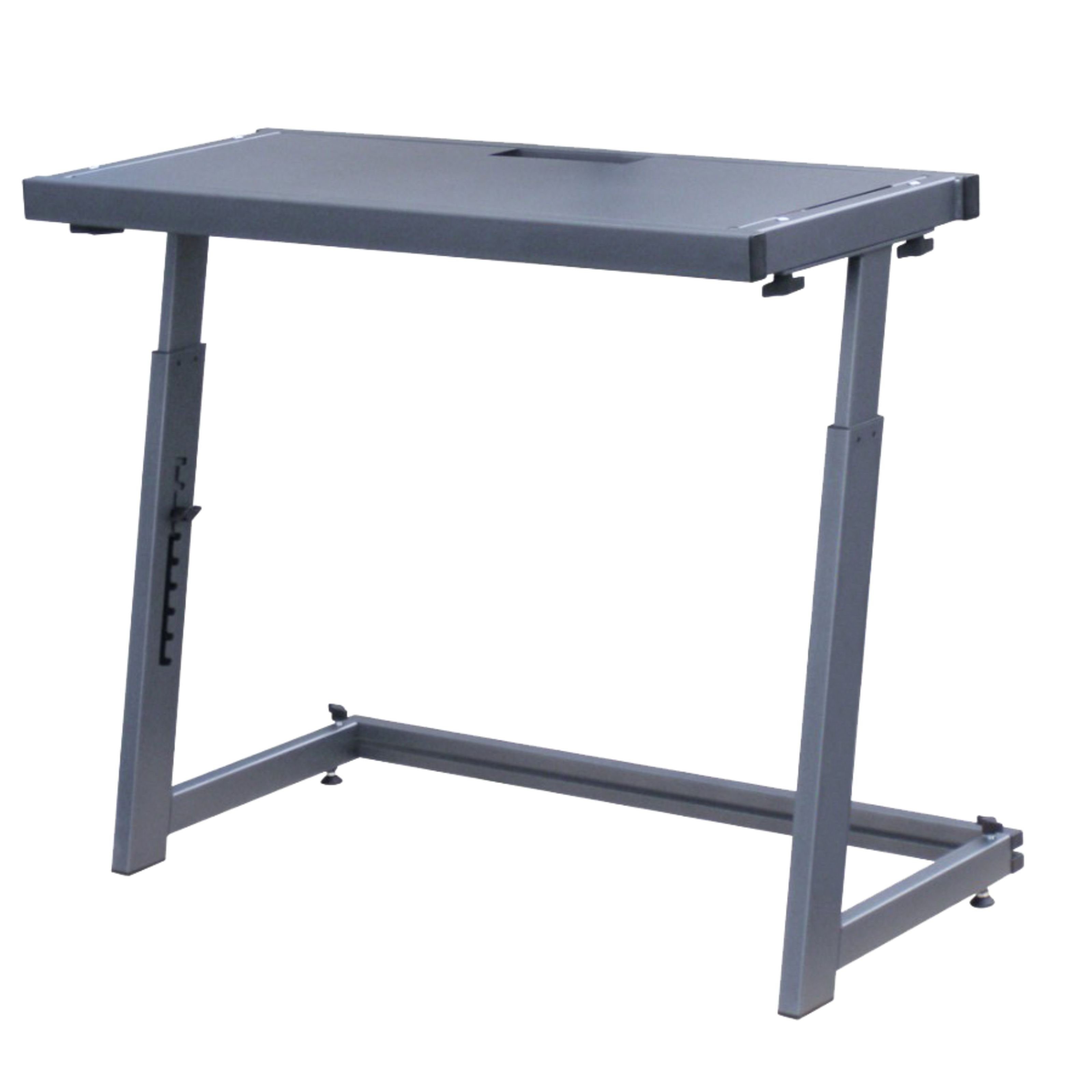FAME Keyboardständer, (Audio DJ Mobile Tisch Stabil Verstellbar Höhenverstellbar Platz für DJ-Setup Optional Laptopablage 1000mm x 450mm Belastbar bis 60kg, DJ-Möbel, DJ-Tische), DJ Tisch, Höhenverstellbar, Laptopablage