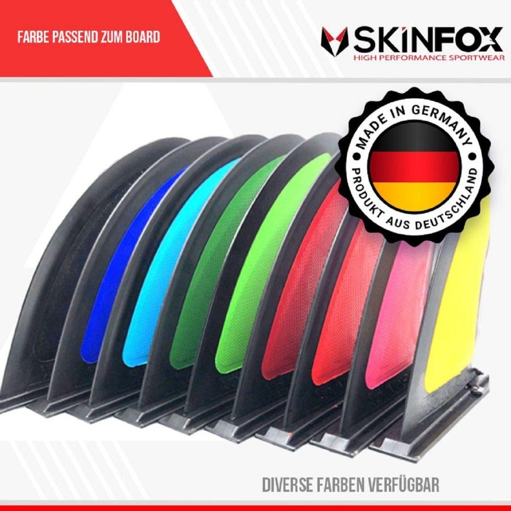 SUP-Board RubinRot Finne GERMANY in MADE Flex - Slide-Inn-Finne SUP Skinfox Inflatable SKINFOX