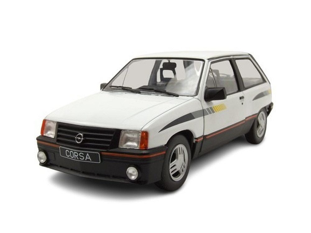 Whitebox Modellauto Opel Corsa A SR 1985 weiß, Maßstab 1:24