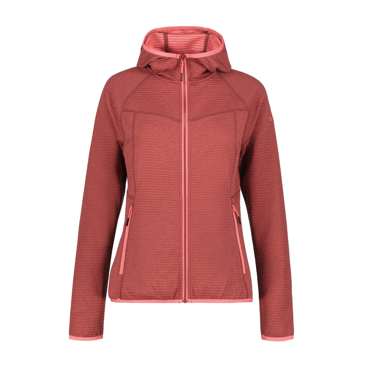 Icepeak Strickfleecejacke Midlayer Berryville mit Kapuze