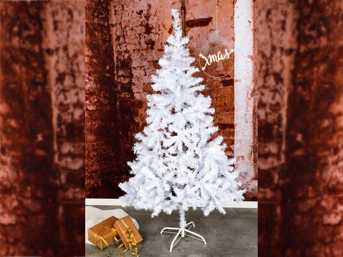 Gravidus Künstlicher Weihnachtsbaum Weiß Weihnachtsbaum Kunststoff Künstlicher 180cm
