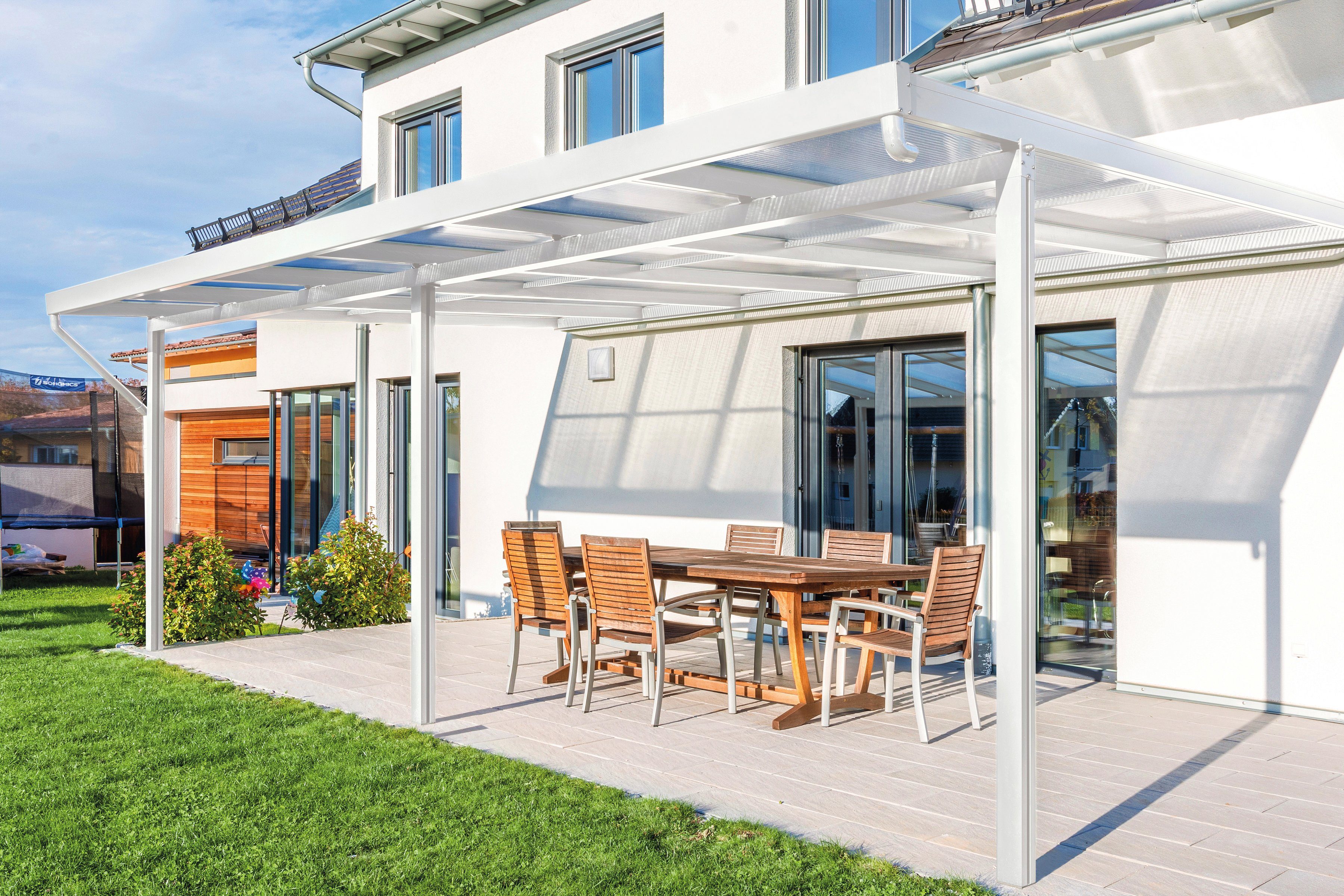 GUTTA Terrassendach »Premium«, BxT: 611x406 cm, Dach Polycarbonat klar