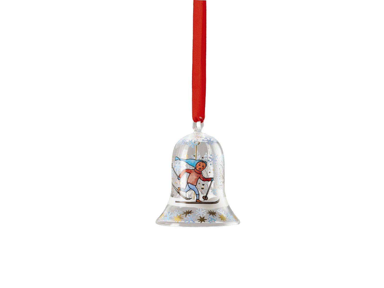 Hutschenreuther Weihnachtsfigur Winterfreuden Kristallglocke 2018 7 cm