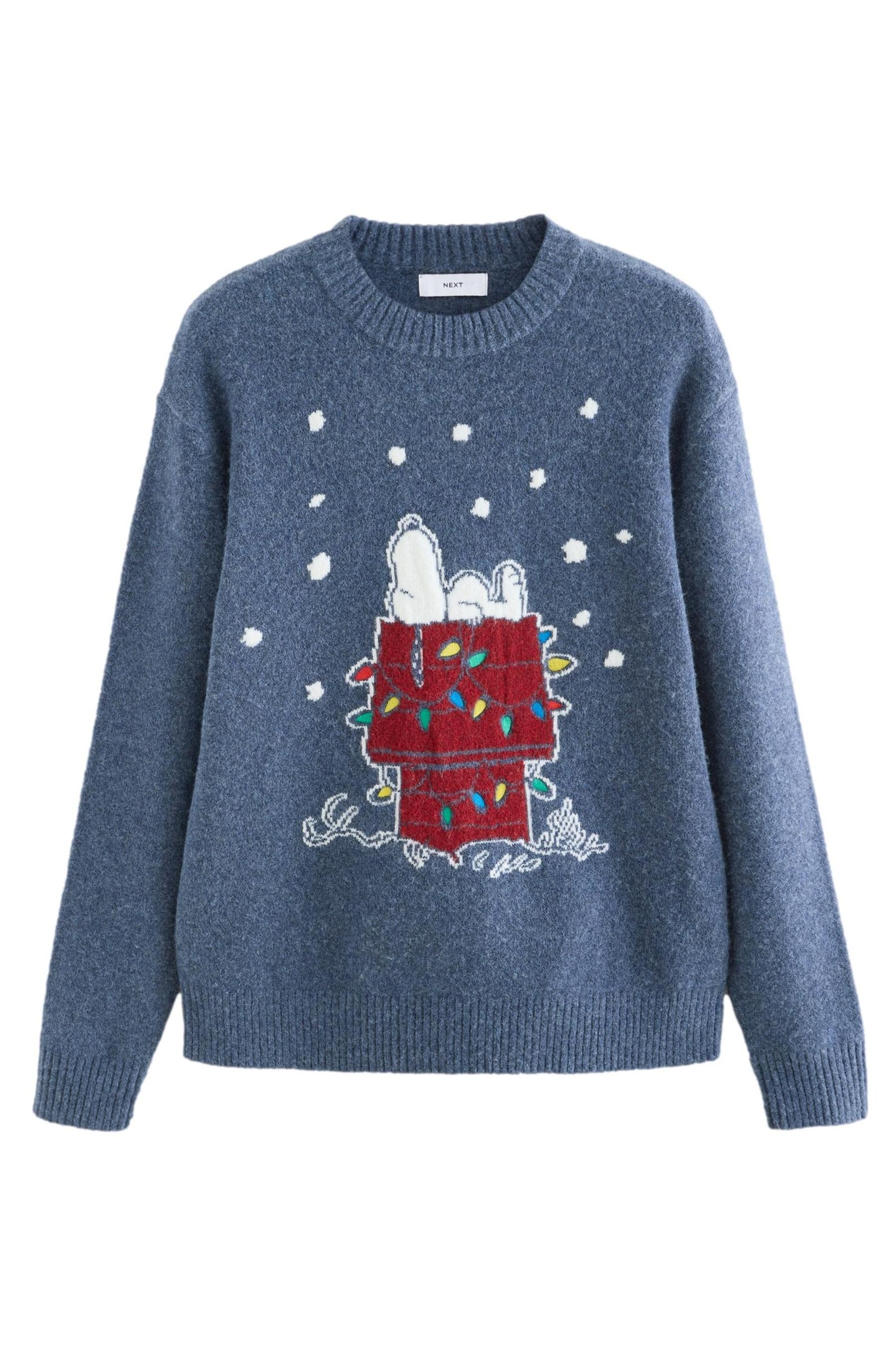 Rundhalspullover Weihnachtlicher Regular Fit Rundhalspulli, Snoopy