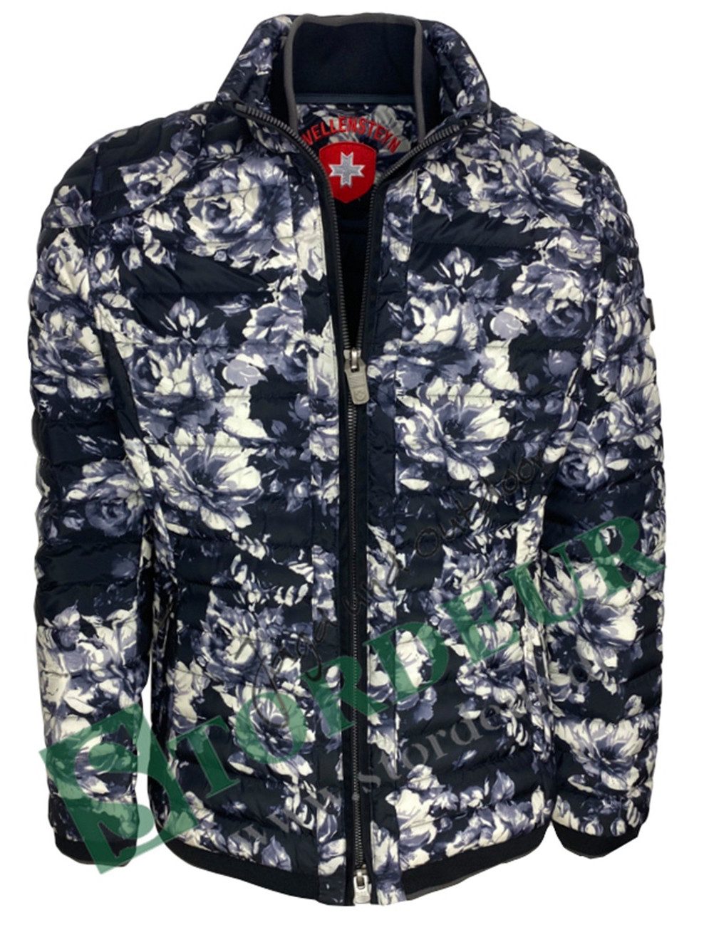 Wellensteyn Outdoorjacke WELLENSTEYN Helium Short Black White Flowers