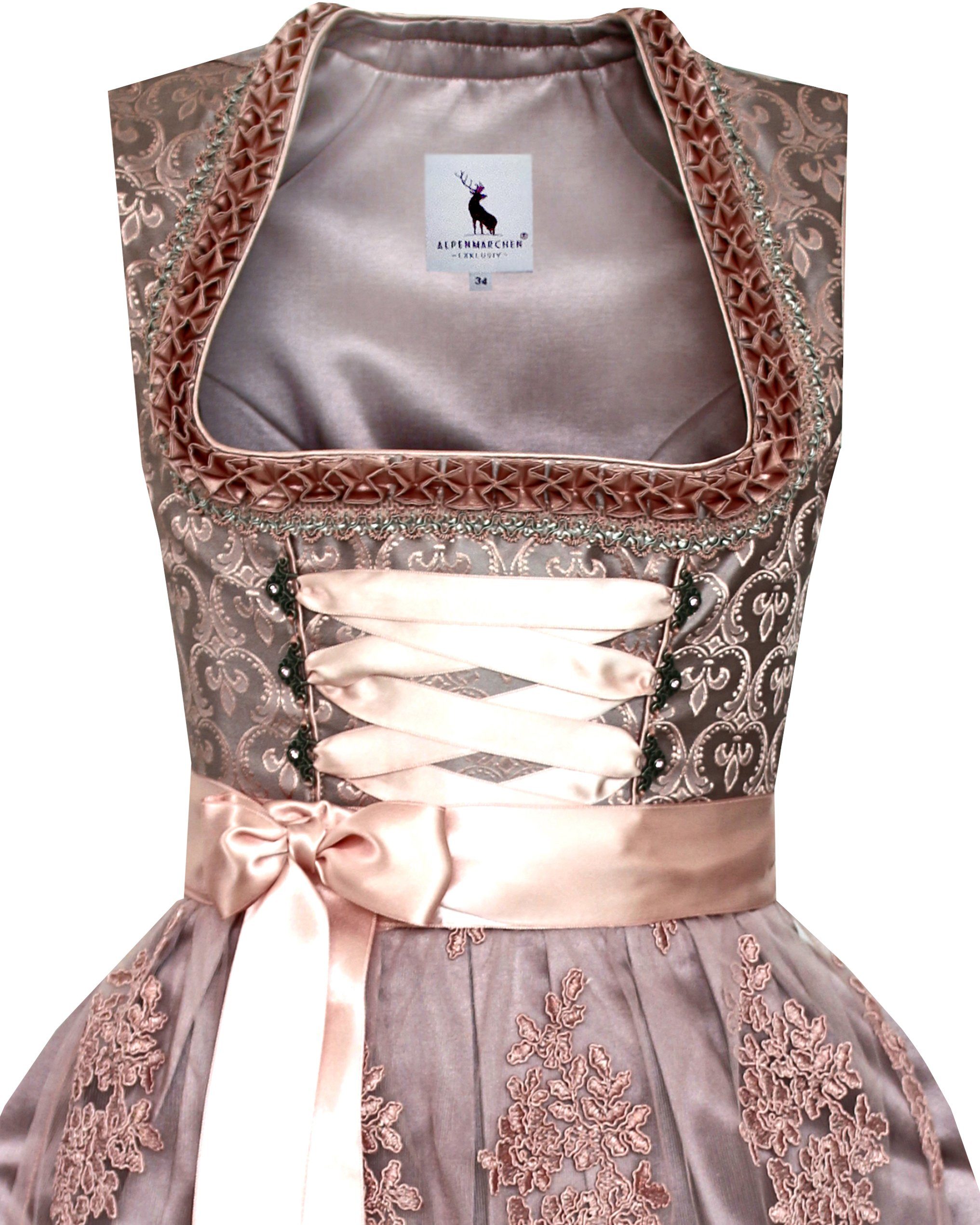 Alpenmärchen Dirndl Dirndl Vroni in Altrosa - ALM908 günstig online kaufen