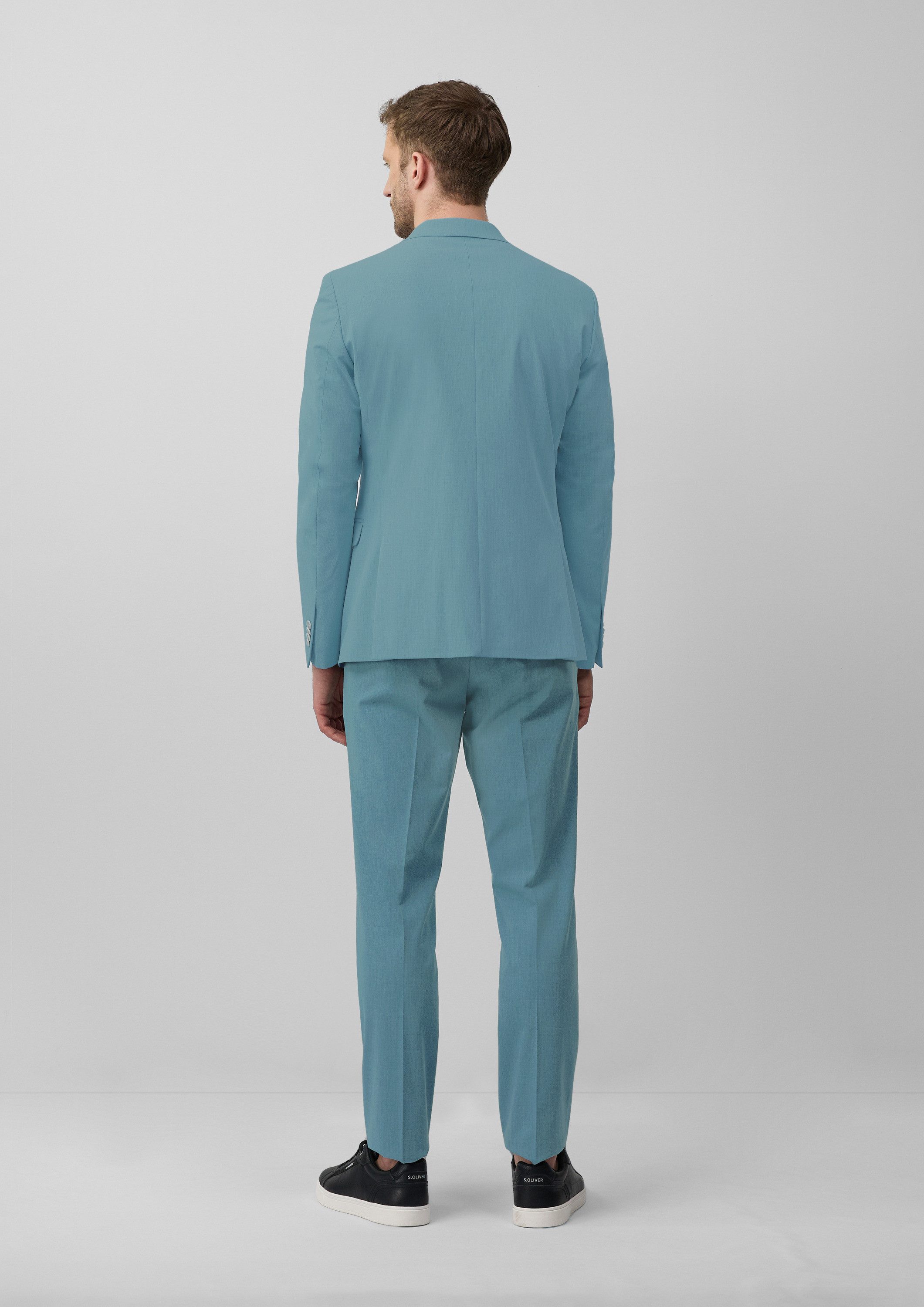 s.Oliver Sakko Indoor-Sakko S.OPURE s.O PURE: Meliertes Sakko aus Stretch-Twill im Slim Fit