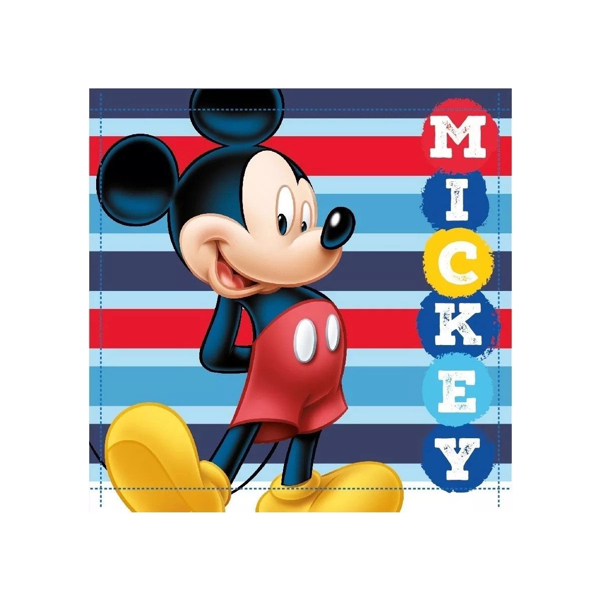 Disney Badetücher Disney Mickey Handtuchset, Baumwolle (1-St)