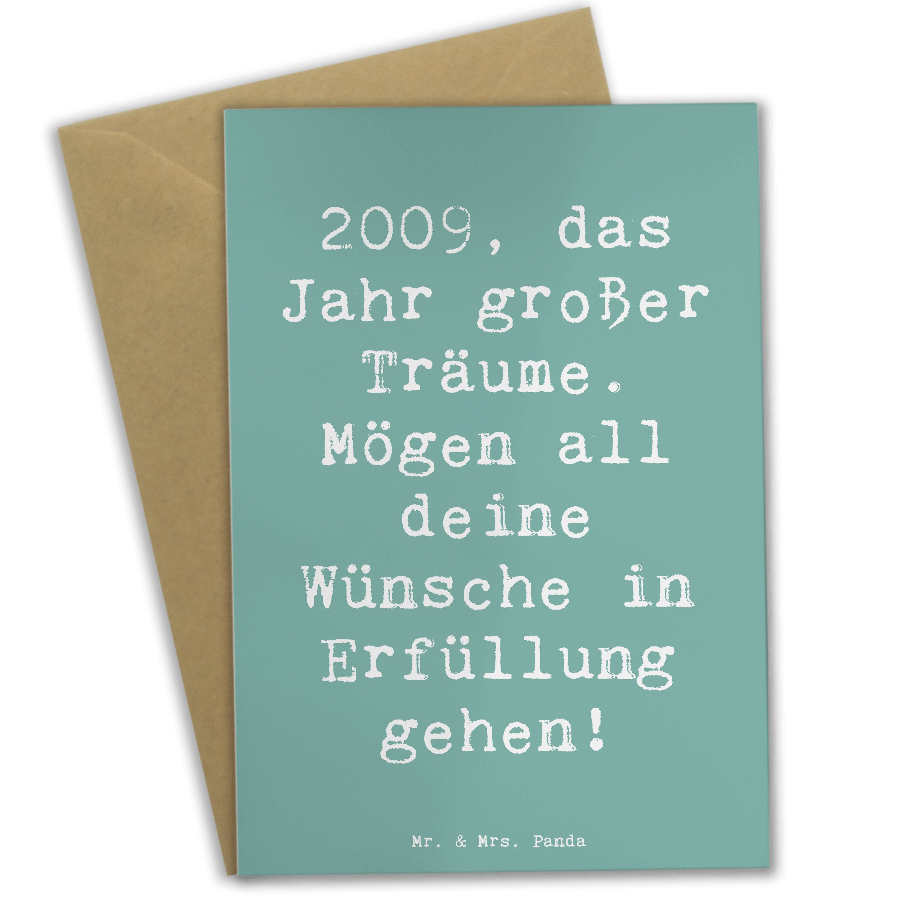 Grußkarte 2009 Geburtstag - Meeresbrise - Geschenk, Wünsche in Erfüllung gehen