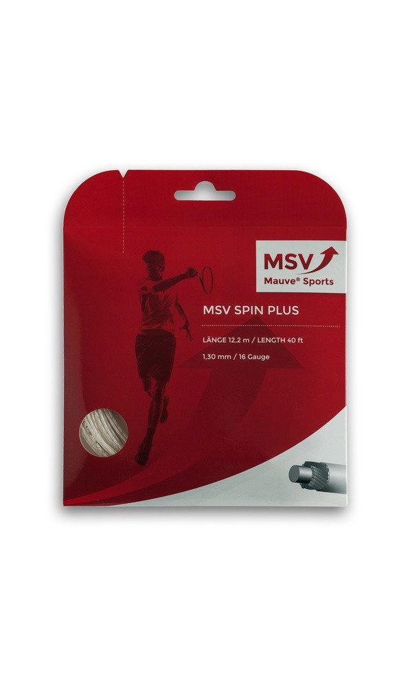 MSV Tennissaite Spin Plus 1.30 (Allround+Spin) natur 12m Set, Saitendicke: 1.30