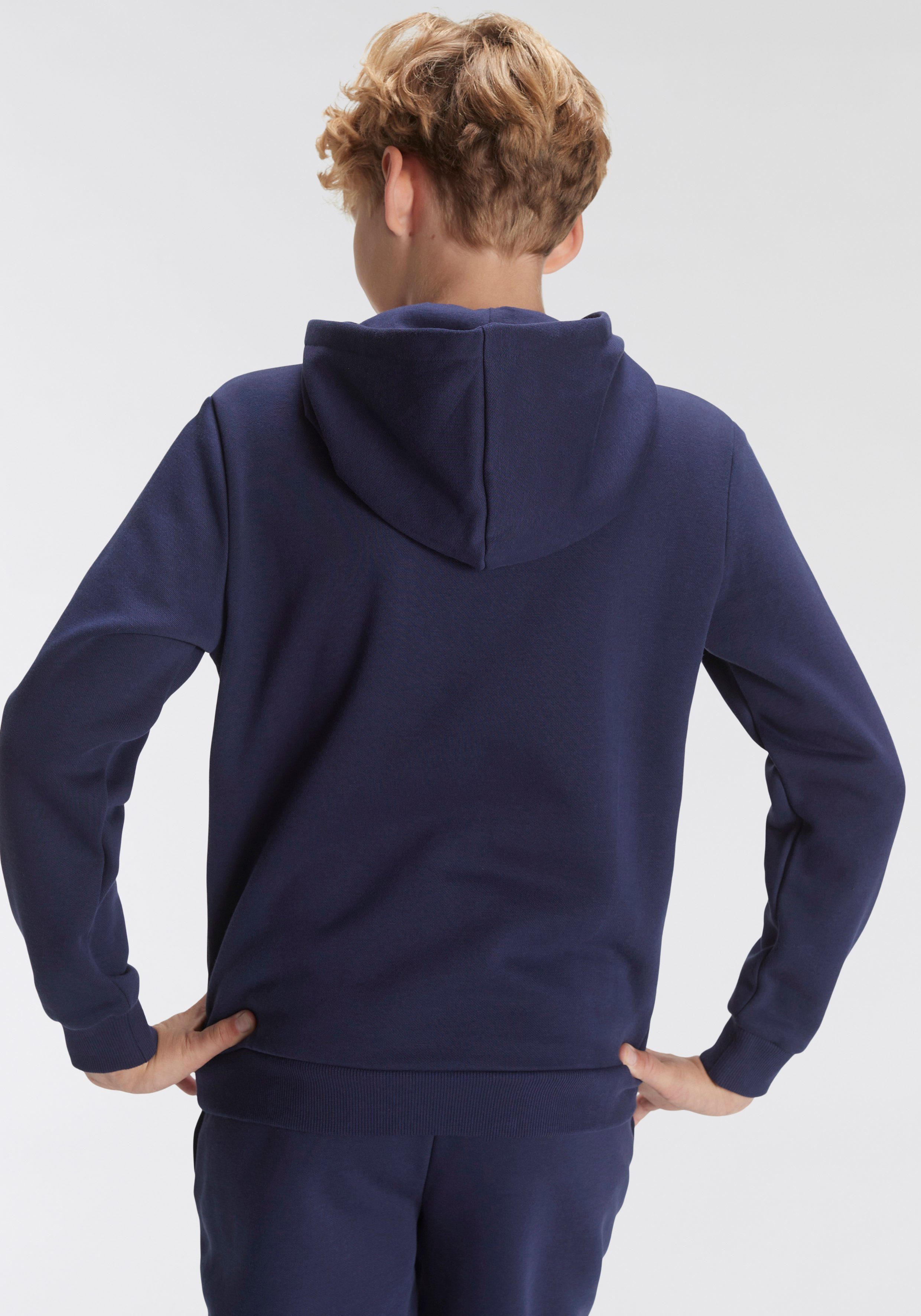 PUMA Kapuzensweatshirt ESS+ LOGO B HOODIE FL Navy LAB PUMA