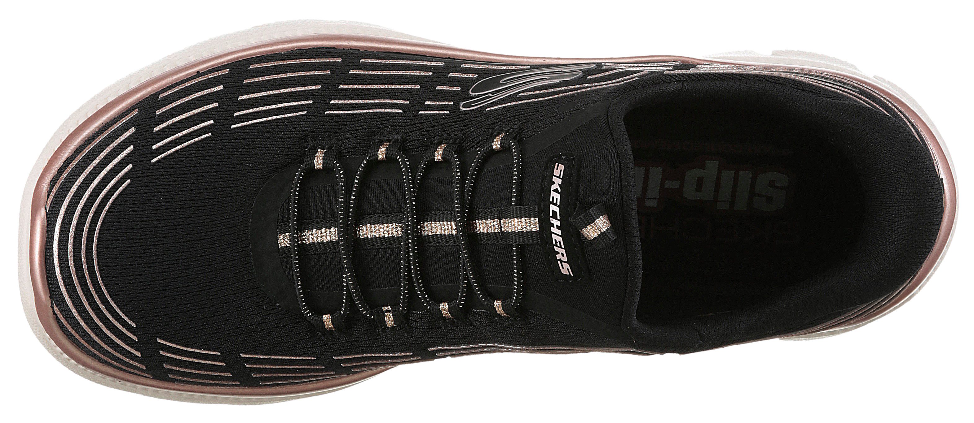 Skechers SUMMITS PLUS-SOFT LUSTER Slip-On Sneaker Freizeitschuh, Schlupfschuh in veganer Verarbeitung