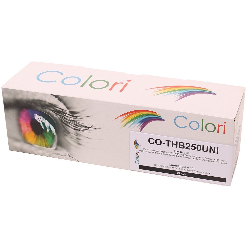 Colori Tonerkartusche, Kompatibler Toner für Canon 732HK 732K 732 Schwarz für I-Sensys LBP-5480 LBP-5480c LBP-7780 LBP-7780c LBP-7780cdn LBP-7780cx von Colori