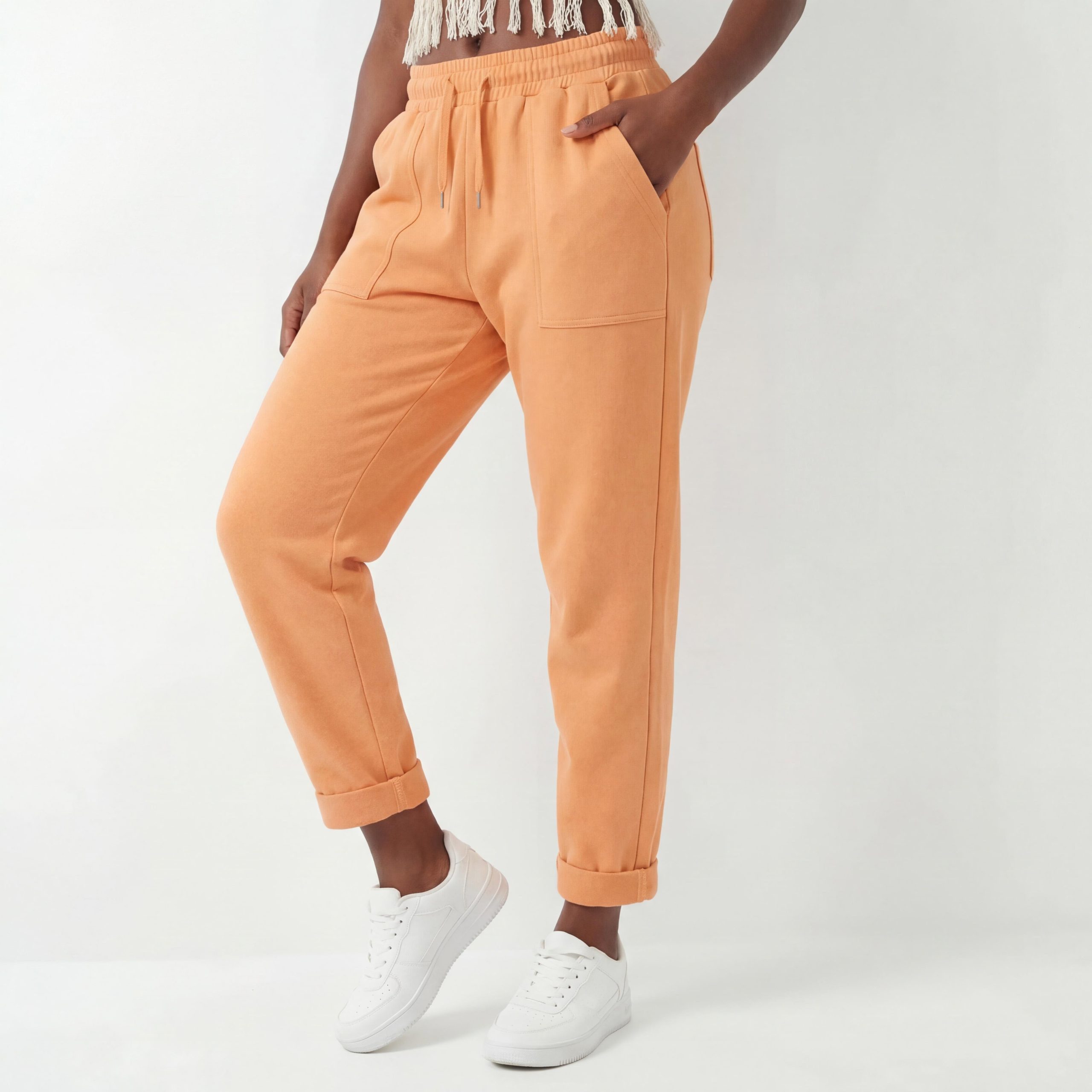 OriginalYou Jogginghose Schlupfhose Damen Loungehose Baumwolle Relaxed Fit Jogg Pants maximale Körpergröße 1,68m tragbar, One Size 36/38