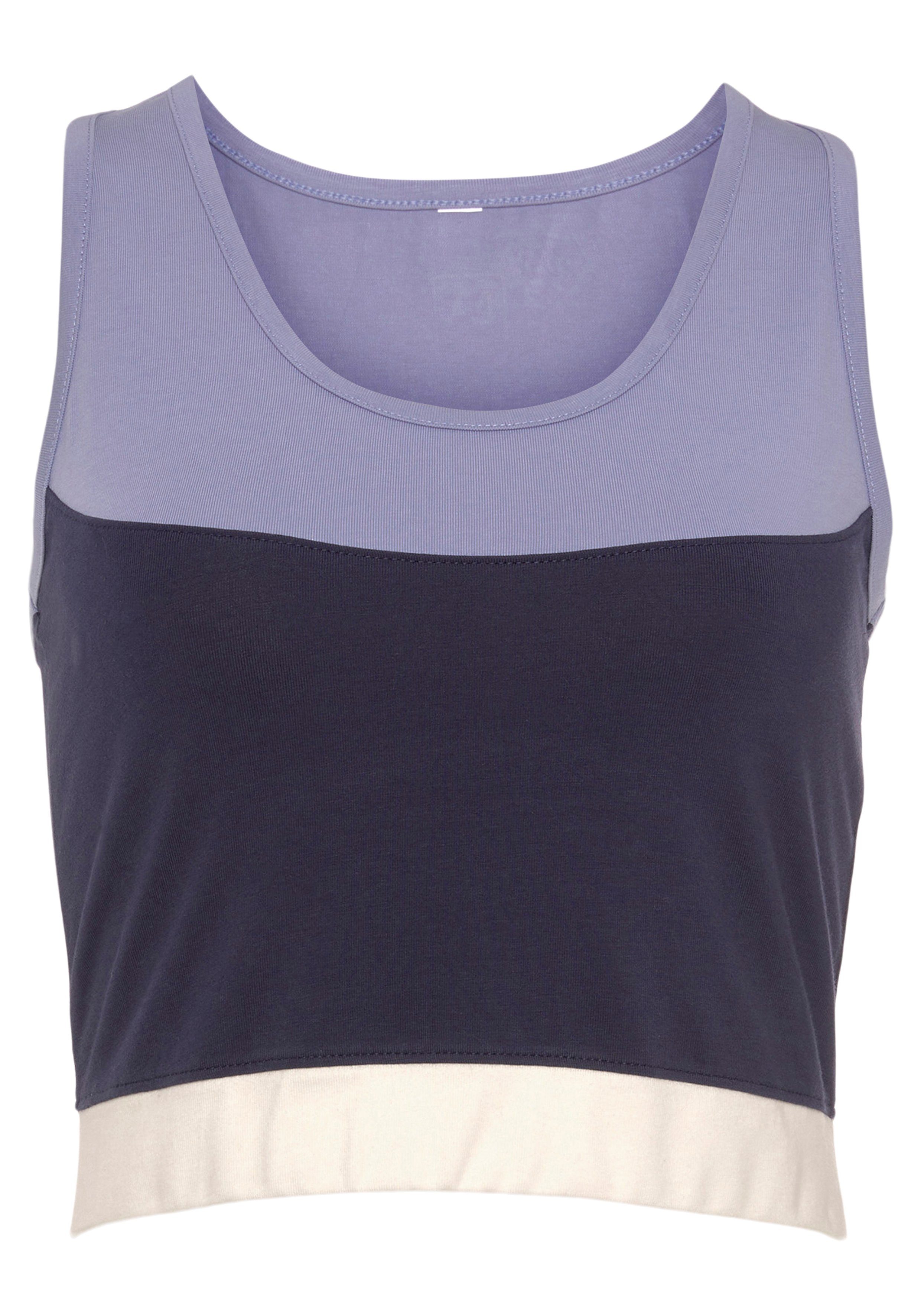 LASCANA ACTIVE Crop-Top Sporttop mit Cut-Out günstig online kaufen