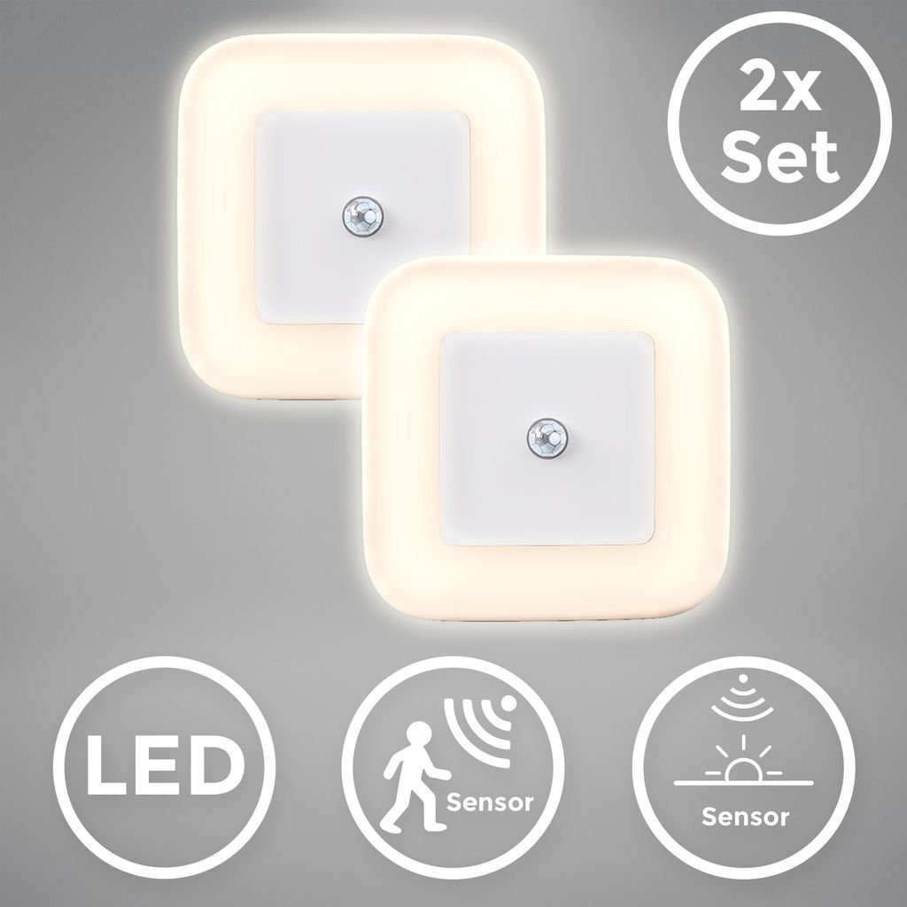 B.K.Licht Wandleuchte 2er Set LED Nachtlicht günstig online kaufen