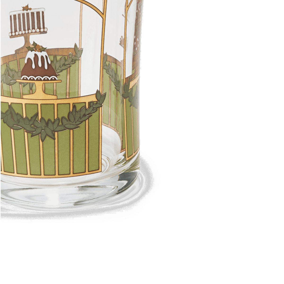 Tasse HOLMEGAARD Dekorfolie Glas, Glas, 2er-Set, Weihnachts-Hot-Drink