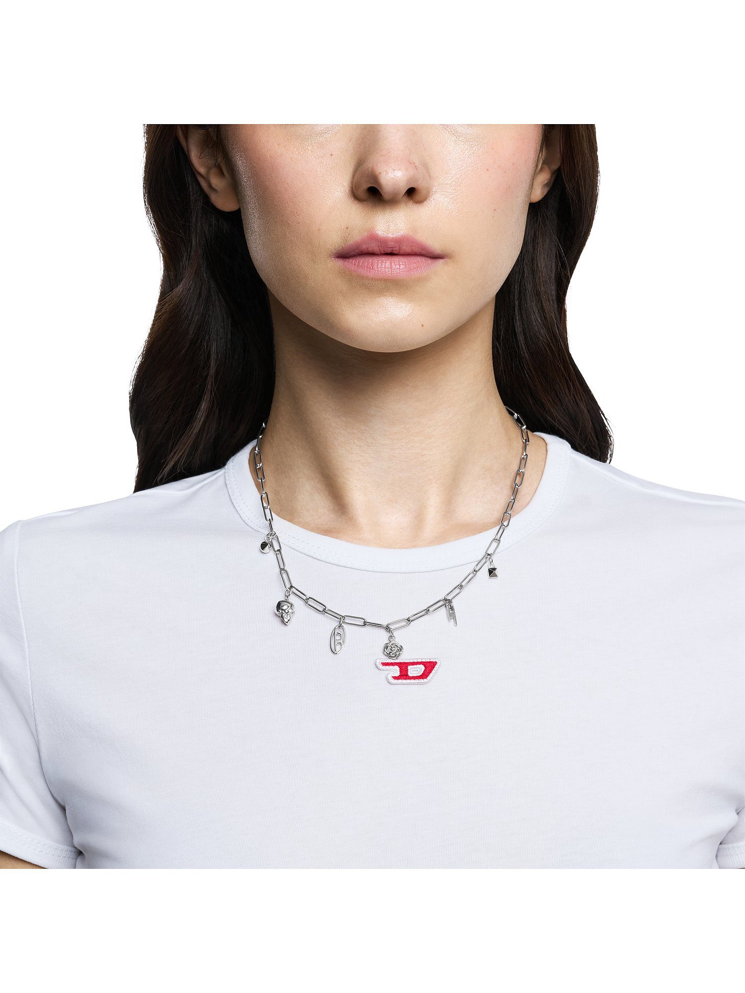 Diesel Edelstahlkette Diesel Unisex-Kett...