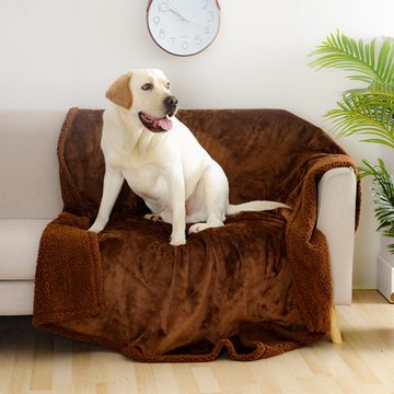 Lubgitsr Tierdecke Decken für Hund Groß Hundedecke Waschbar Wasserdicht Flanell