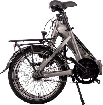 SAXONETTE E-Bike Compact Premium Plus, 7 Gang, Nabenschaltung, Mittelmotor, 360 Wh Akku, (mit Akku-Ladegerät)